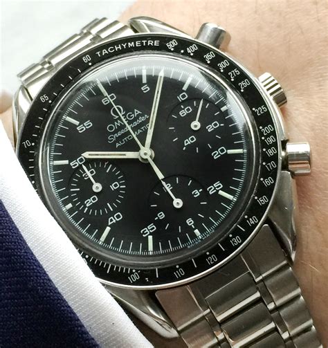 omega speedmaster reduced armband|omega speedmaster automatic wrist.